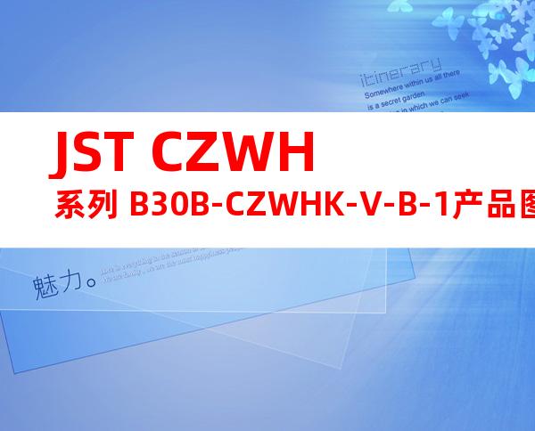 JST CZWH系列 B30B-CZWHK-V-B-1产品图纸